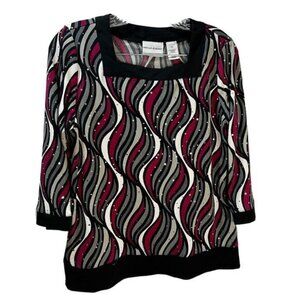 Long‎ Sleeve Blouse Womens Size SP by Alfred Dunner